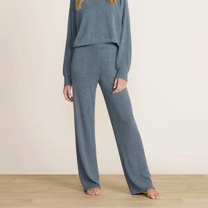 Barefoot dreams cozy chic ribbed lounge pants